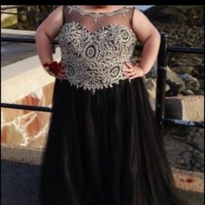 Plus size Prom dress